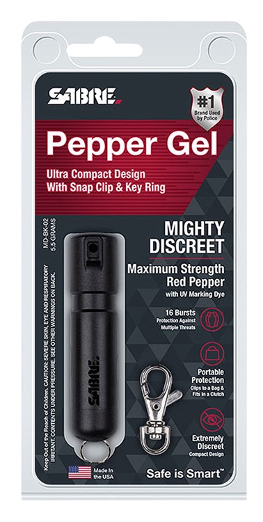 Sabre Black Mighty Discreet Pepper Spray-img-0