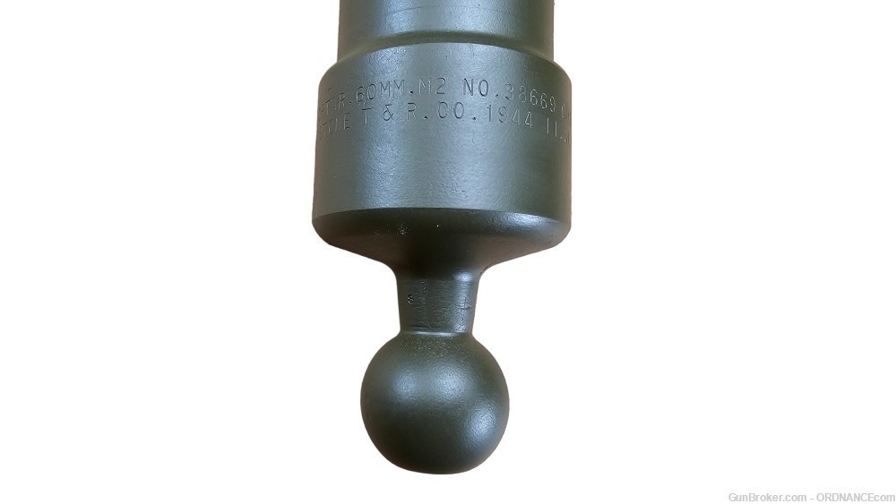 60mm M2 Mortar Cannon Cutaway Barrel & Receiver artillery ordnance gun -img-9