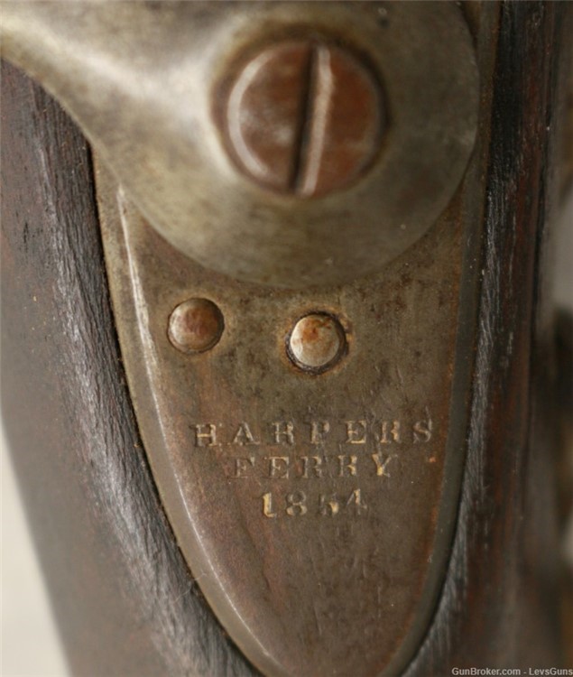 RARE Harpers Ferry Armory US Model 1842 .69 Musket 1854-img-2