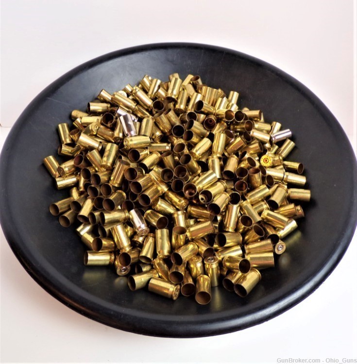 45 ACP Fired Brass Cleaned Mixed Head Stamps - 1 Bag (+/- 700ct)-img-0