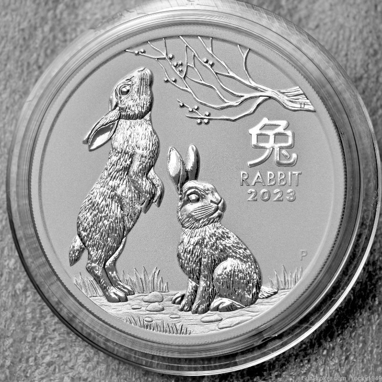 2023 - Year of the Rabbit - 2oz silver coin-img-0