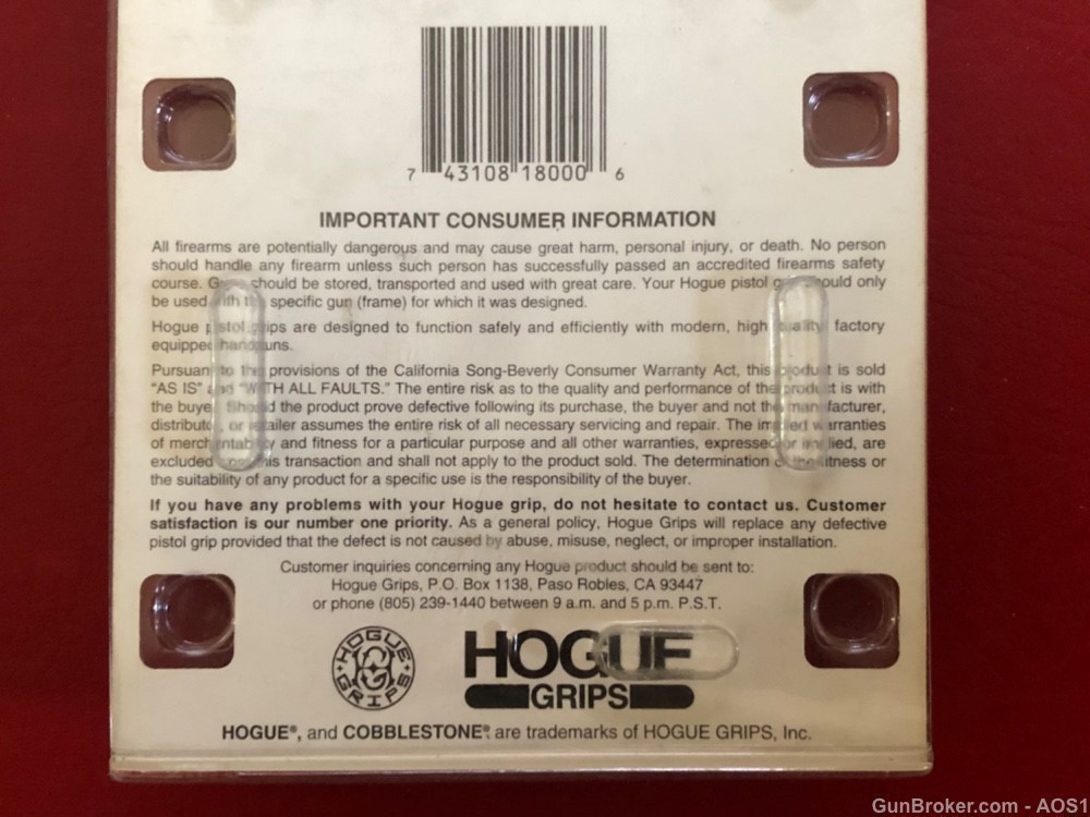 Hogue Handall Jr. Universal Rubber Grip Sleeve Compact Autos 18000-img-4