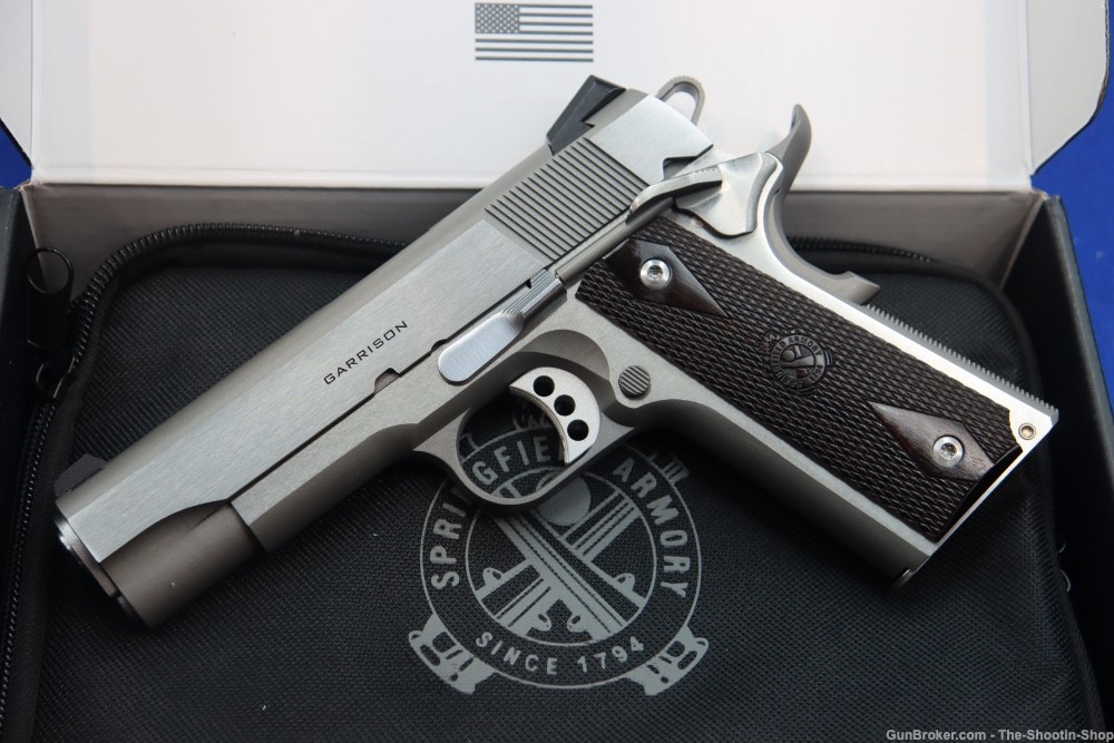 Springfield Armory GARRISON COMMANDER 1911 Pistol 45ACP STAINLESS 4.25" NEW-img-2