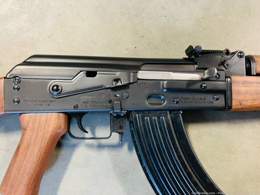 Zastava ZPAPM70 Dark Walnut AK47 AK-47 NIB  7.62x39mm-img-3