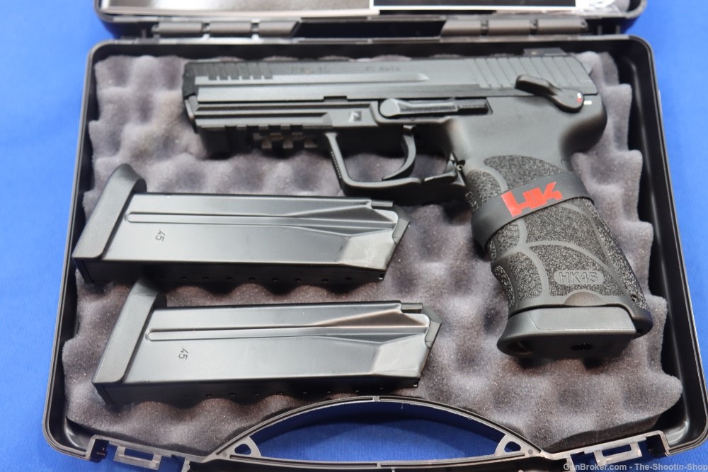 Heckler & Koch H&K HK45 V1 Pistol 45ACP HK45 Decocker Safety 10RD 3-MAGS 45-img-2
