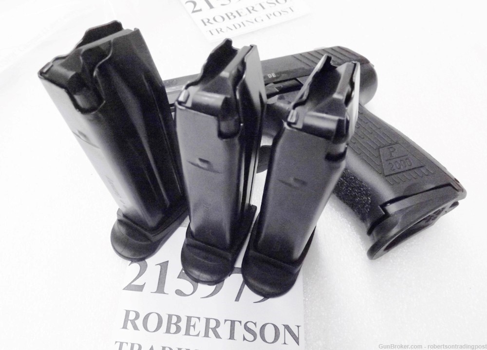 H&K USP9C Factory 10 Shot Magazines 9mm 215979 USP9 P2000 Compact -img-2