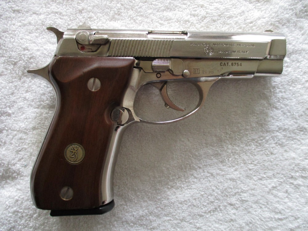 Browning BDA Double Action Nickel Pistol Package, 2003 (Gently Used)-img-9