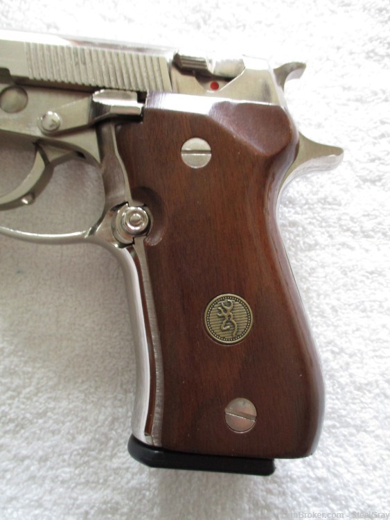 Browning BDA Double Action Nickel Pistol Package, 2003 (Gently Used)-img-4