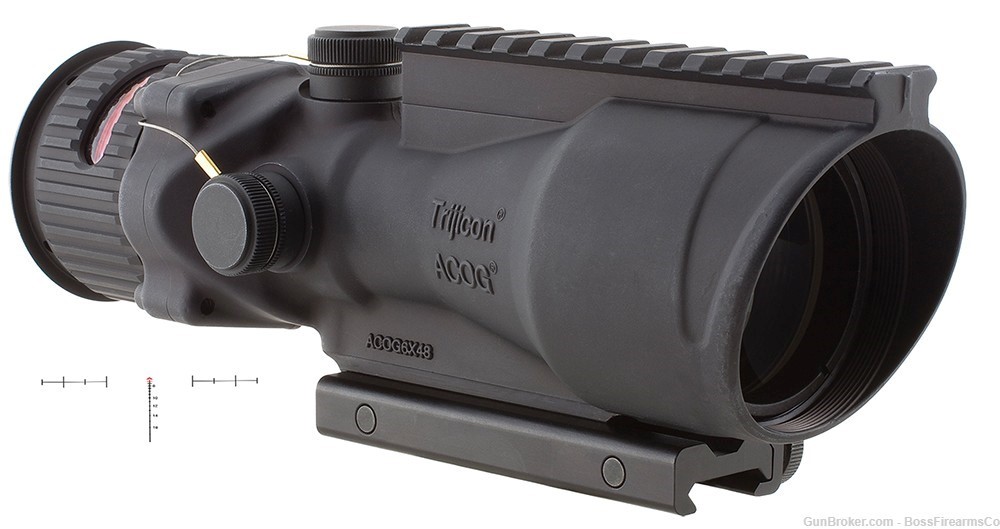 Trijicon 6x48mm ACOG w/Red Cheron .50 BMG Reticle 100006-img-0