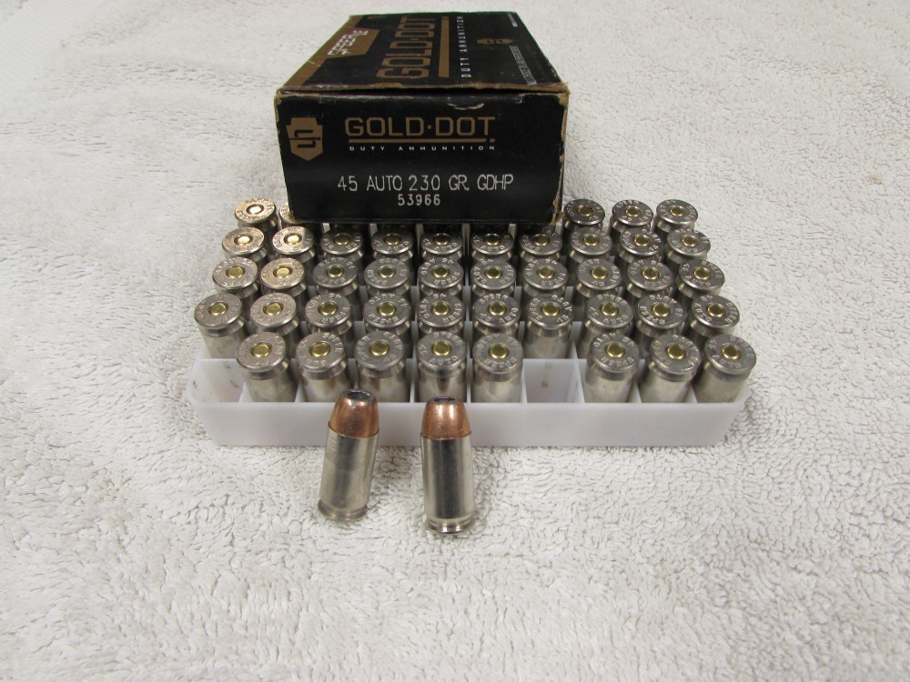 Speer 45 auto 230 Gr GDHP ammo 50 rounds-img-0