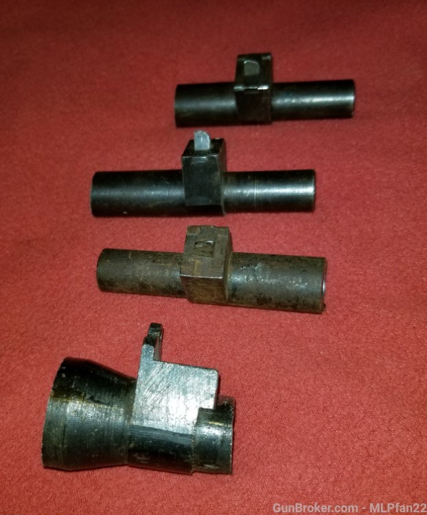 Japanese type 99 late war sight 1 rear 3 front original parts-img-1