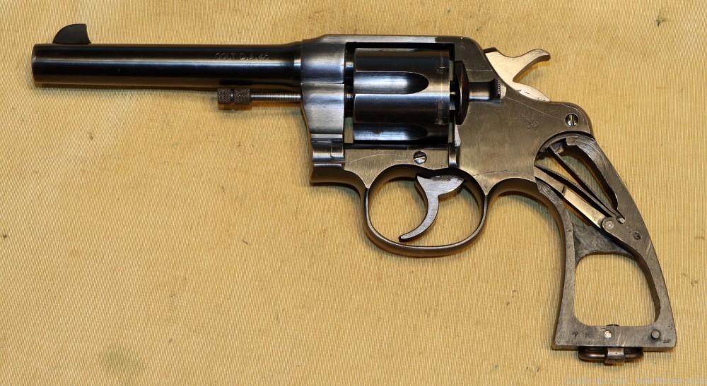 Fine WWI Colt Model 1917 .45 ACP DA Revolver Spring 1918-img-8
