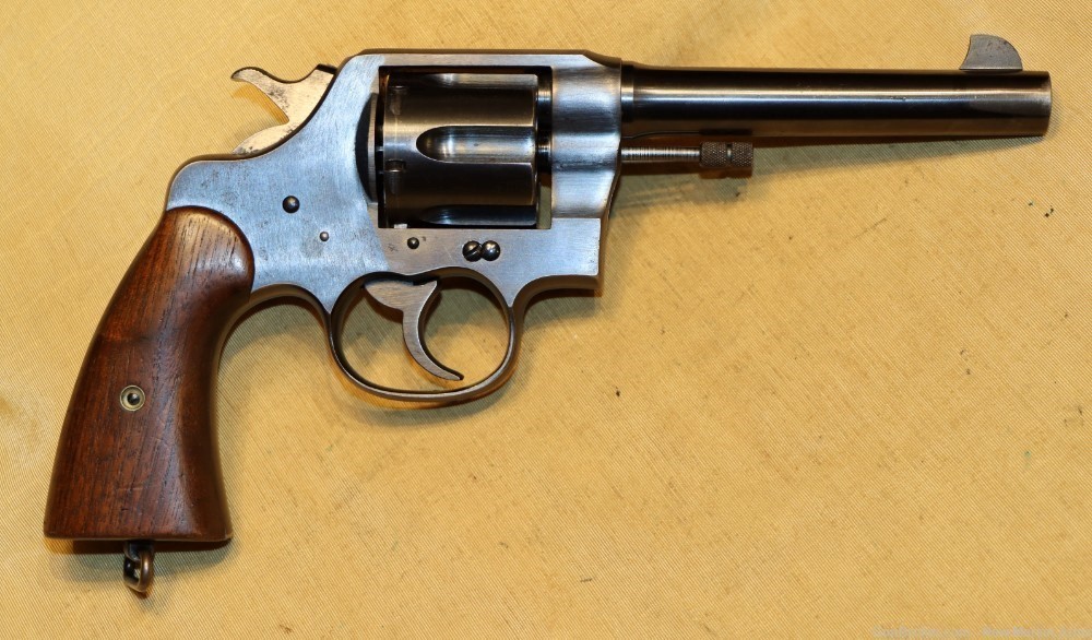 Fine WWI Colt Model 1917 .45 ACP DA Revolver Spring 1918-img-6