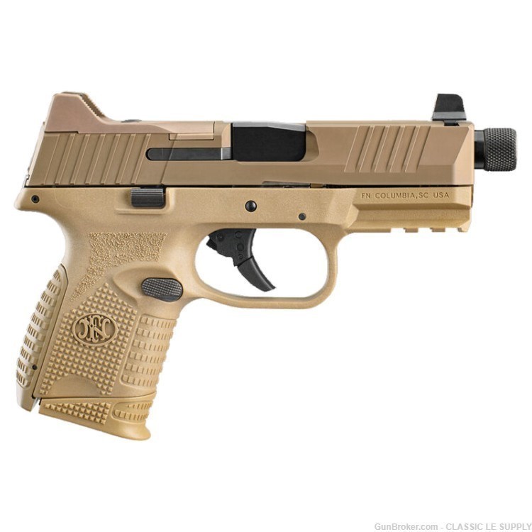 FNH FN-509 Compact Tactical 9mm Luger Semi Auto Pistol FREE SHIPPING-img-0