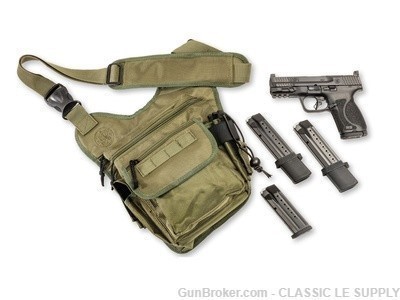 Smith & Wesson M&P 9 M2.0 Compact OR 9mm 15 or 23 Round Bug Out Bundle-img-0