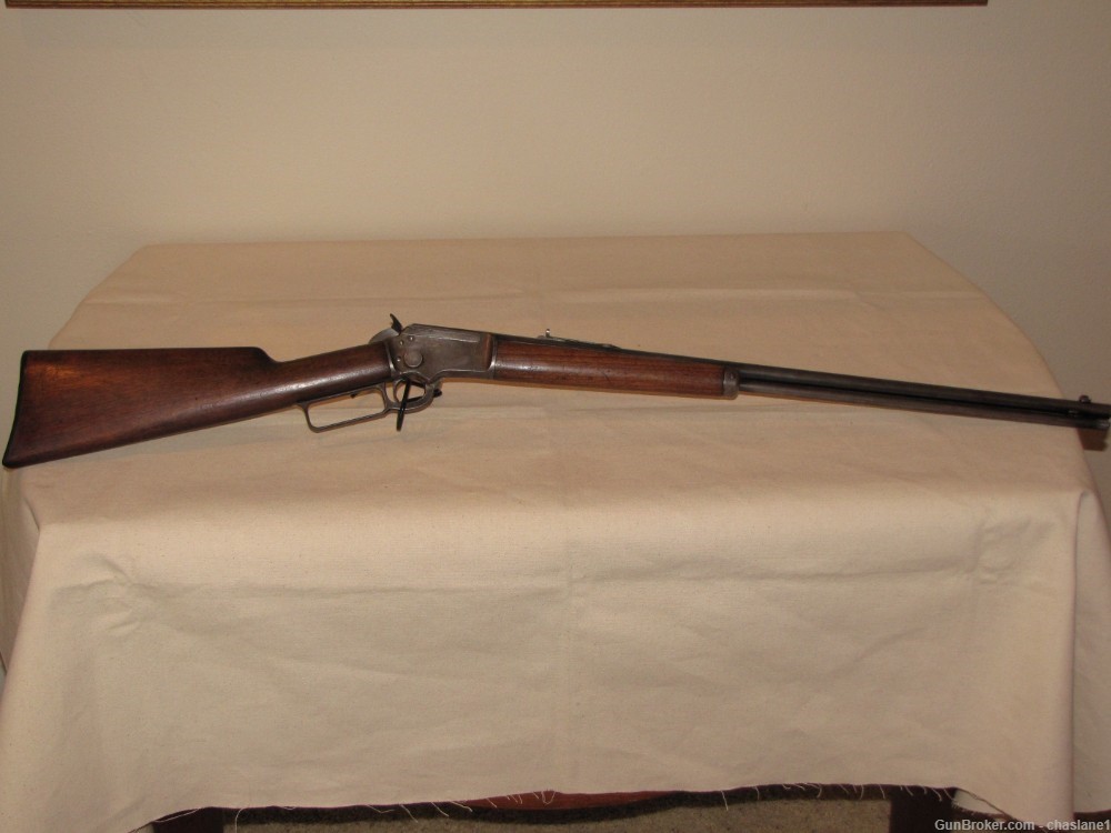 Marlin Model '97 Pre 1921 Lever Action Rifle .22 S, L & LR No CC Fees-img-0