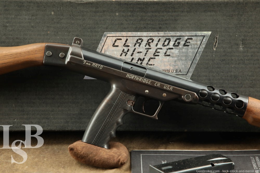 Claridge Hi-Tec C-9 C9 9mm 16.5” Blowback Semi-Auto Rifle w/ Factory ...