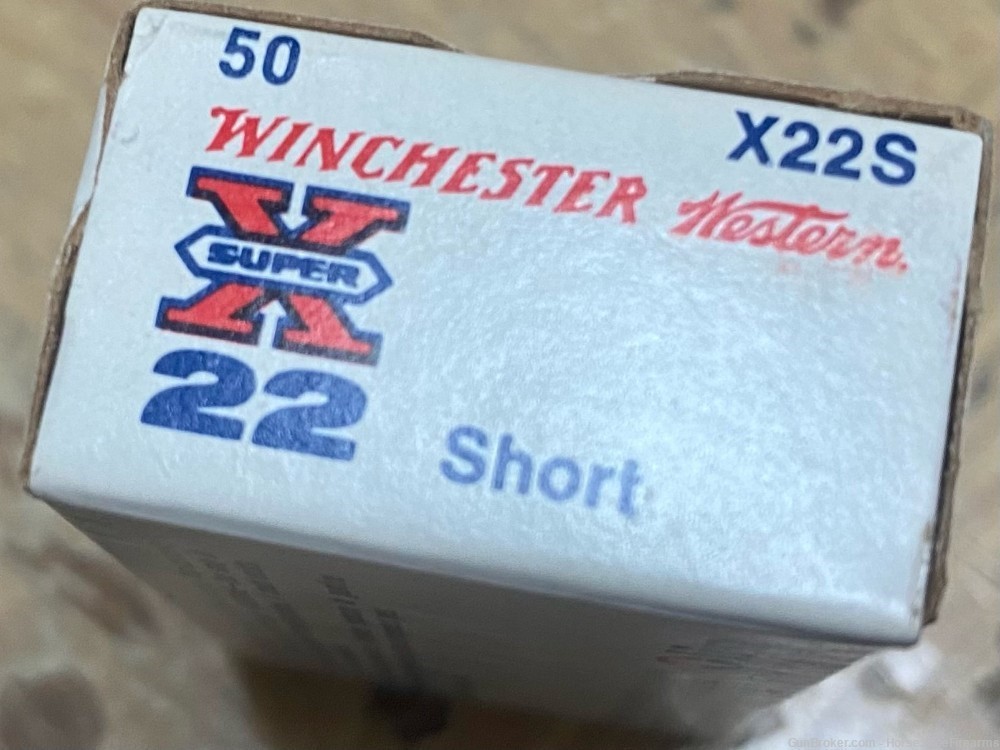 49rd Winchester Super X .22 Short X22S Vintage-img-1