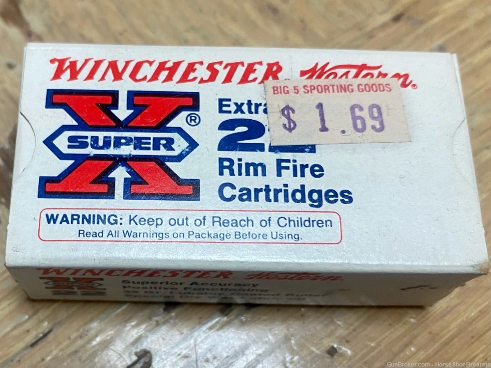 49rd Winchester Super X .22 Short X22S Vintage-img-0