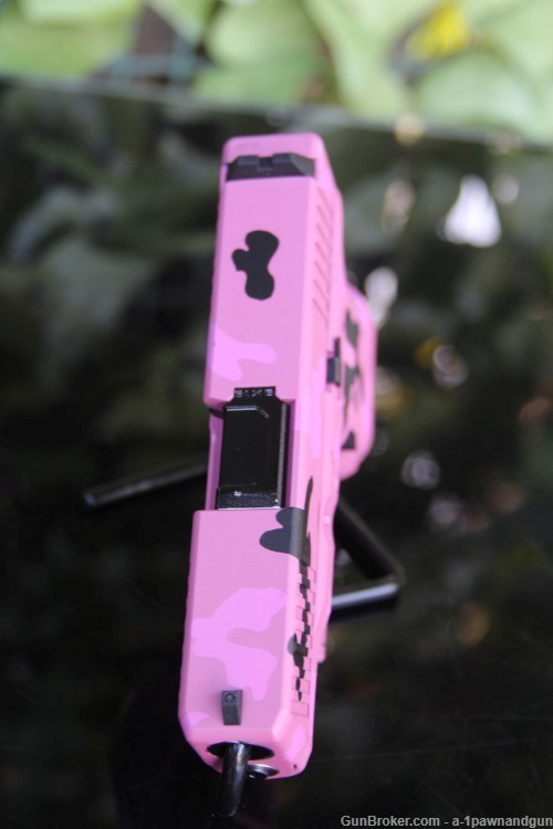 Glock 26/3 9mm Pink Camo  Duracoat Custom-img-14