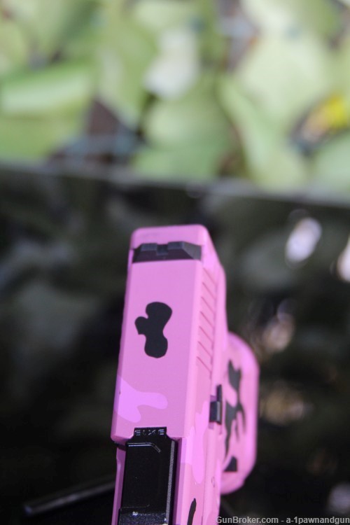 Glock 26/3 9mm Pink Camo  Duracoat Custom-img-15