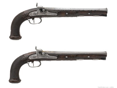 Very Fine Pair of Percussion Pistols by Nicholas Noel Boutet (AH6177)