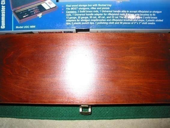 DAC 17pc Universal Gun Cleaning Kit-Wood Case-img-3