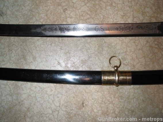 Confederate Shelby Cavalry Officer's Sword-NEW!-img-5