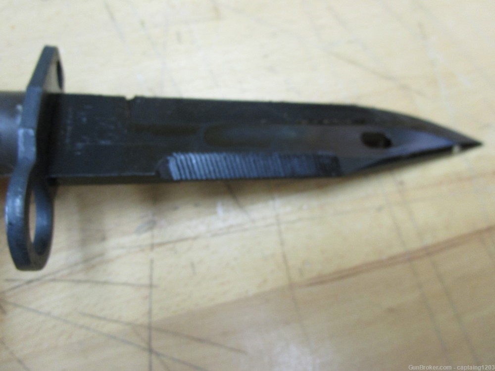 LanCay M9 Military Fixed Blade/Saw Tooth Gray Coated & Sheath-USA-1995-NEW!-img-7