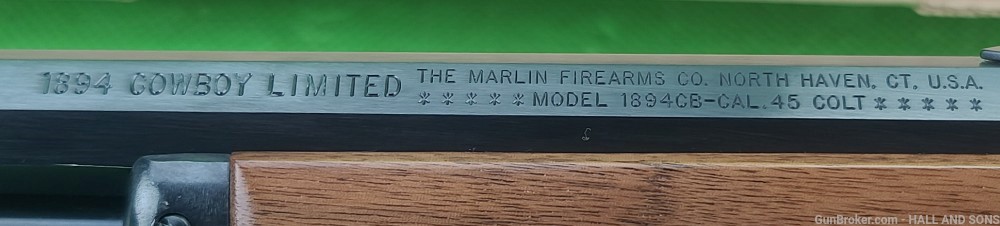 Marlin 1894CB * 1894 COWBOY LIMITED * 45 Colt JM Stamped BORN 2007 20" Brl -img-44