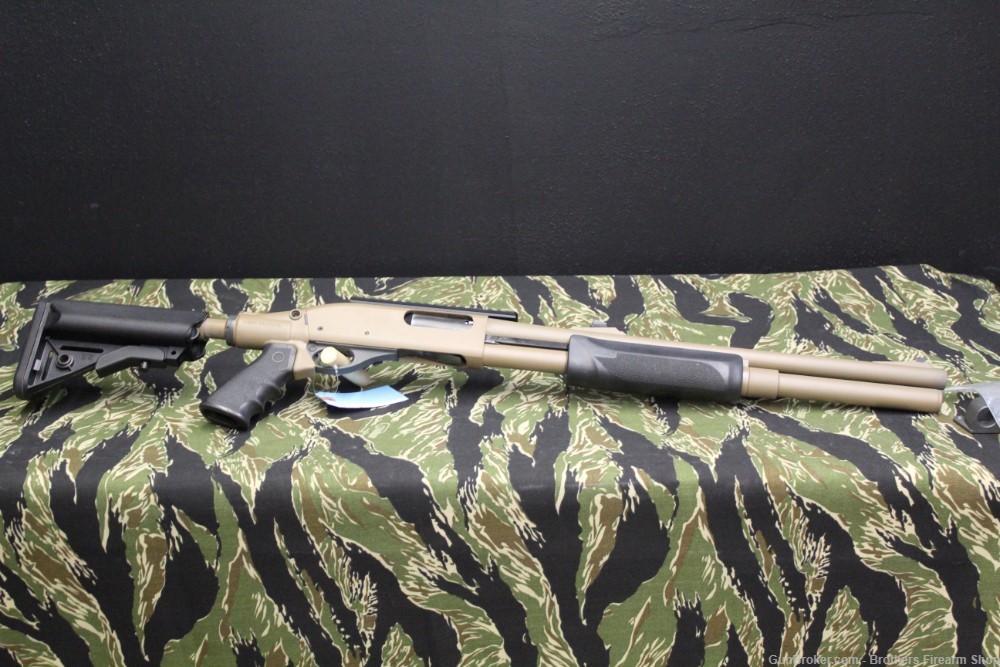 Remington 870 Express Magnum Mesa Tactical, FDE, 12 GA 3.5"-img-0