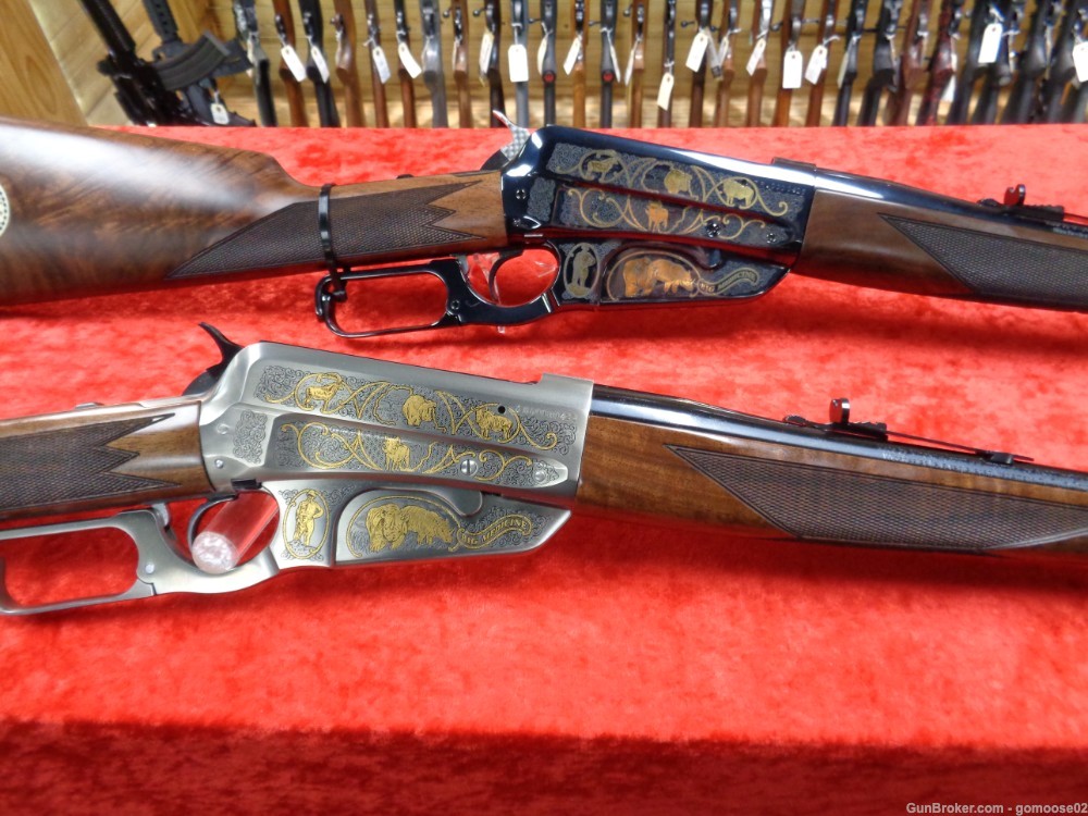 Winchester Model 1895 Match Safari Set 405 High Grade Rifles WE BUY & TRADE-img-2