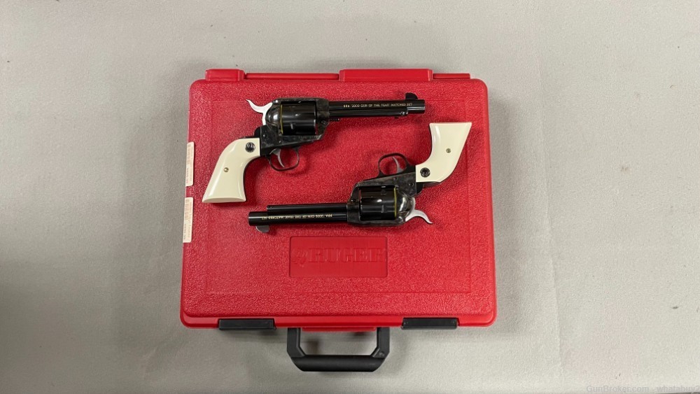 Ruger 2009 NRA Matched set of Vaquero's in 45 Colt, two revolvers, 1 price-img-0