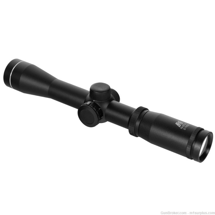 Long Eye Relief  2-7x32 illuminated Scout Rifle Scope fits Picatinny Rails-img-3