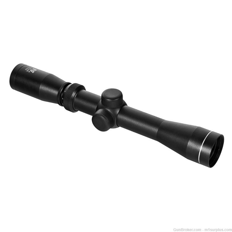 Long Eye Relief 2-7x32 Scope w/ Ring Mounts fits Savage 110 Scout Rifle-img-3