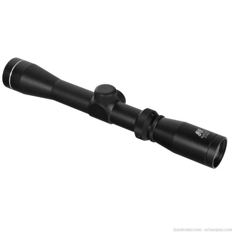 Long Eye Relief 2-7x32 Scope w/ Ring Mounts fits Savage 110 Scout Rifle-img-2