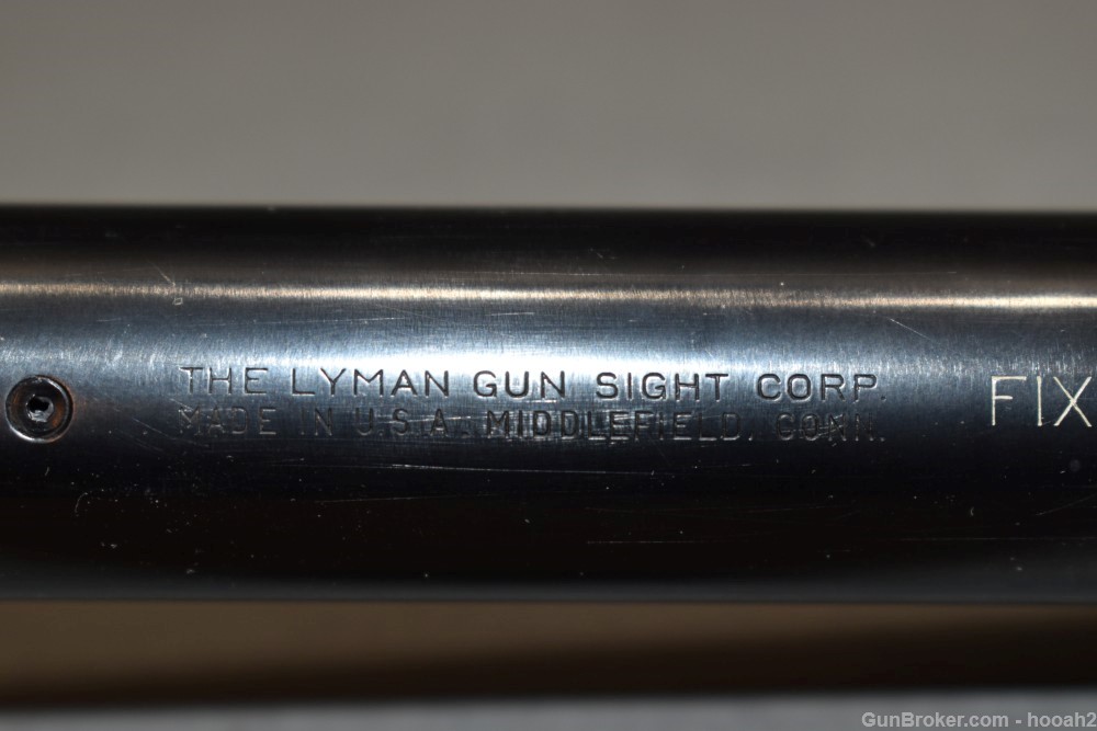Vintage Lyman Fixed Alaskan All Weather 2.5X Rifle Scope W Box & Papers-img-13