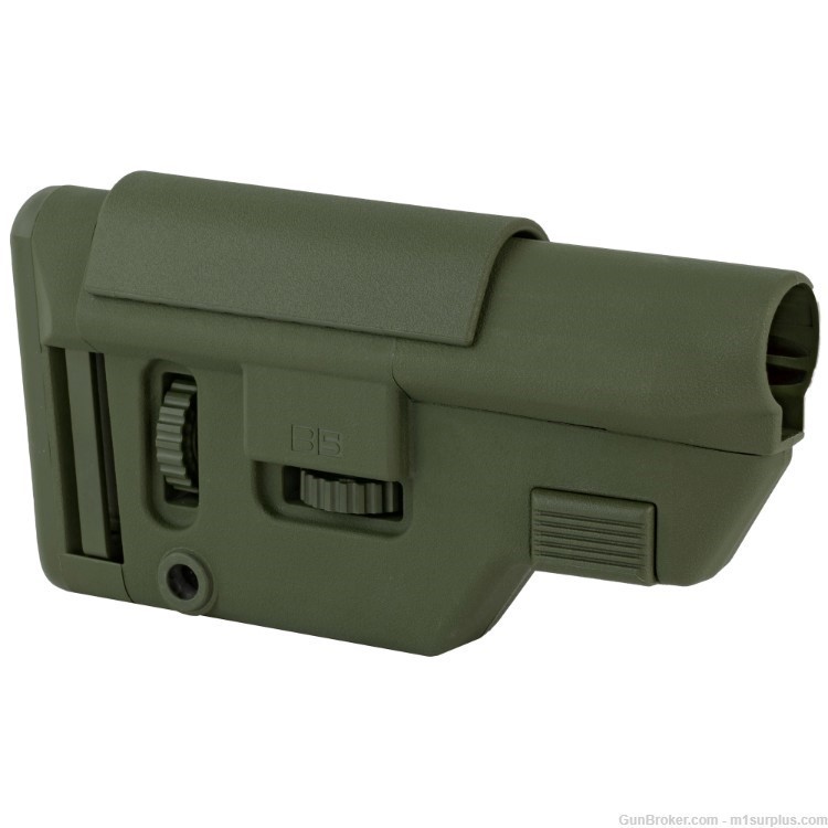 B5 Systems Collapsible Precision Med Length OD Green Stock for AR15 M4-img-0