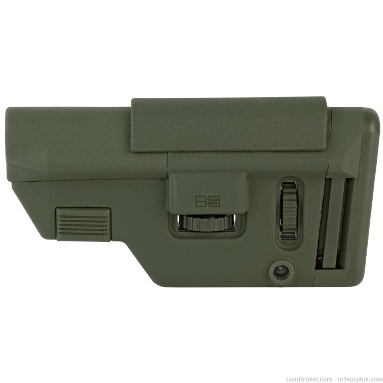 B5 Systems Collapsible Precision Med Length OD Green Stock for AR15 M4-img-1