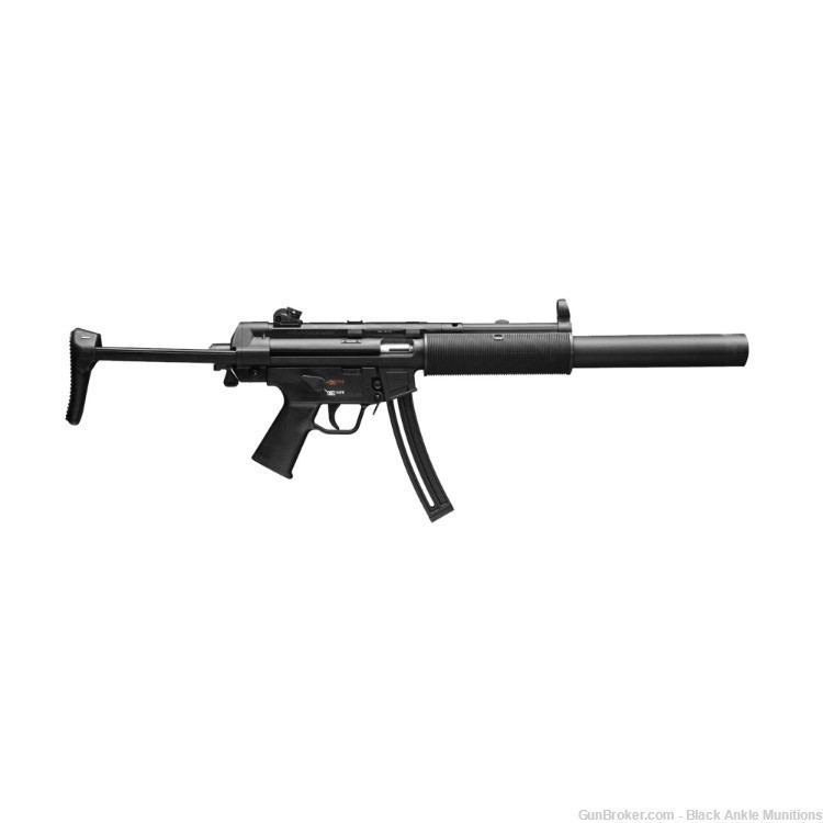 Heckler & Koch HK MP5 Rifle, 22LR, 16.1", 10rd, Black NIB 81000469-img-1