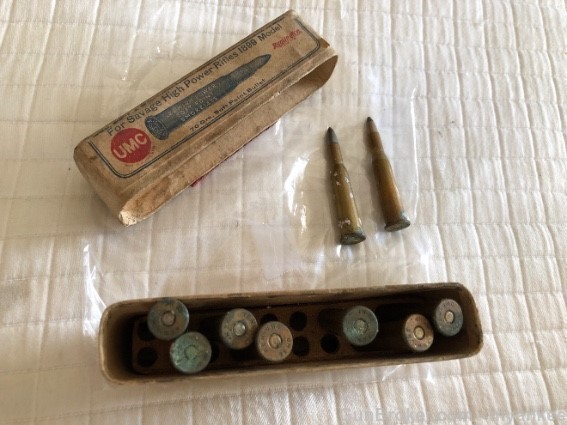 9 22 Savage Cartridges In Original Box-img-2