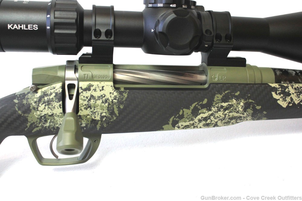 Gunwerks ClymR Rifle System 300 Win Mag GLR Ti 22" Halo Green Kahles 525i-img-3
