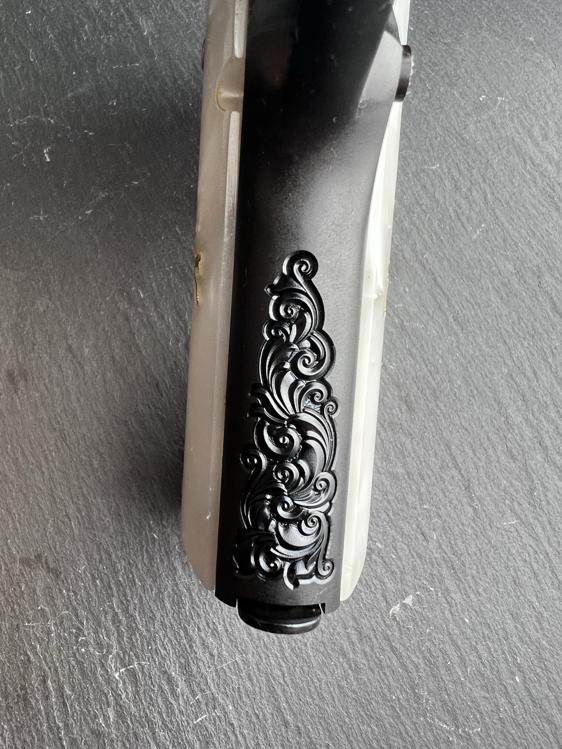 Colt 1911 .45 ACP BLUED Altamont Custom Engraved Scroll -img-6