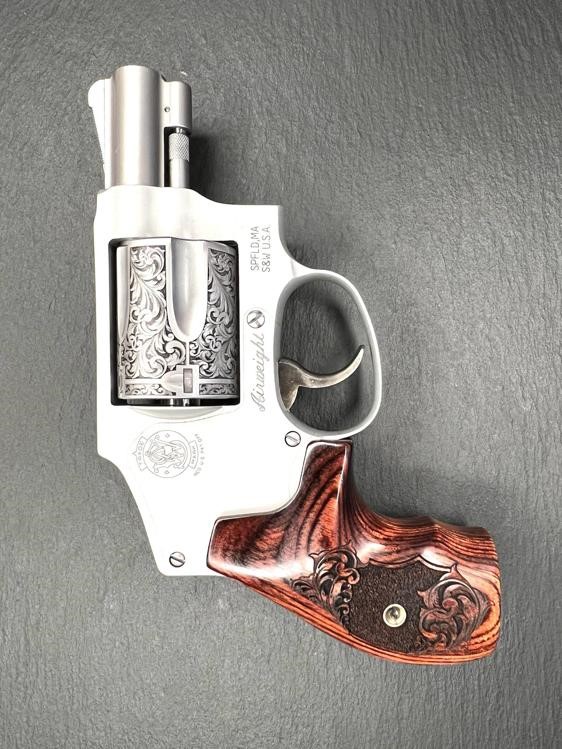 Smith & Wesson S&W 642 American Scroll Classic Carry ALTAMONT Engraved-img-5