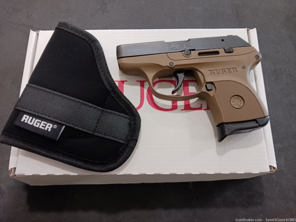 RUGER LCP 380 ACP 2.75" FDE 6-RD SEMI AUTO PISTOL NEW!-img-3