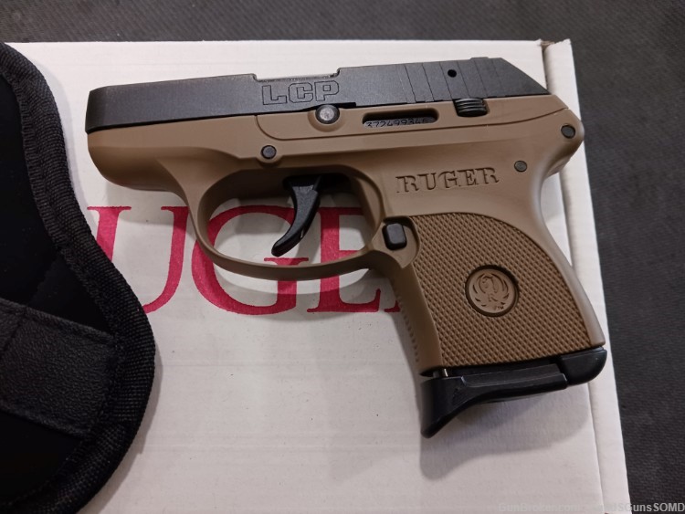 RUGER LCP 380 ACP 2.75" FDE 6-RD SEMI AUTO PISTOL NEW!-img-2