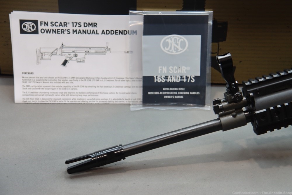 FN Model SCAR 17S DMR Rifle 16" NRCH 6.5 CREEDMOOR FNH GEISSELE Trigger SA-img-1
