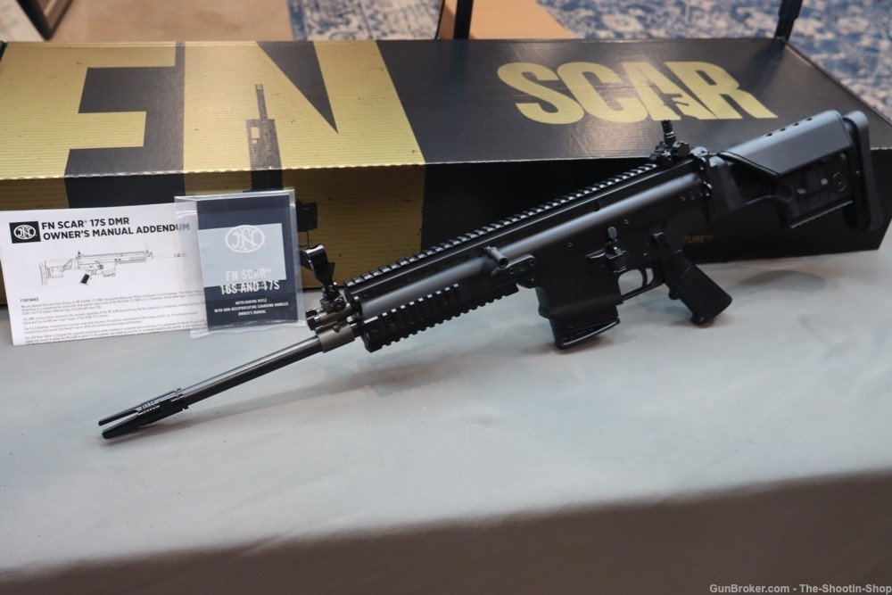 FN Model SCAR 17S DMR Rifle 16" NRCH 6.5 CREEDMOOR FNH GEISSELE Trigger SA-img-0