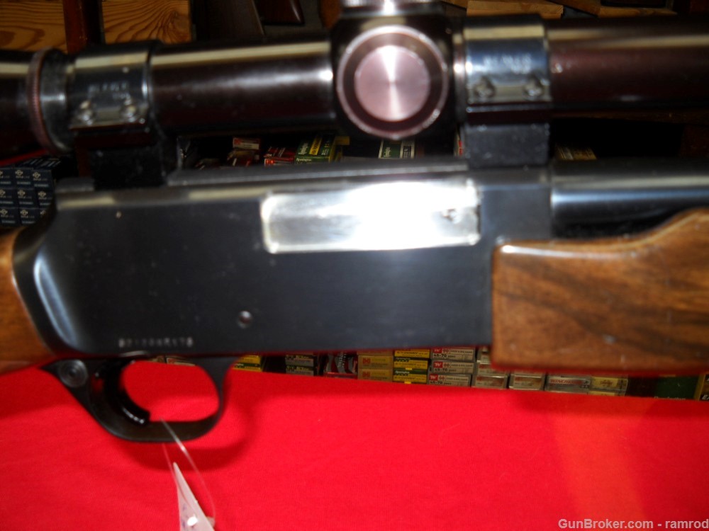 Browning BPR 22 Magnum Leupold M8-3x 99% Metal 90% Wood Mint Bore-img-3