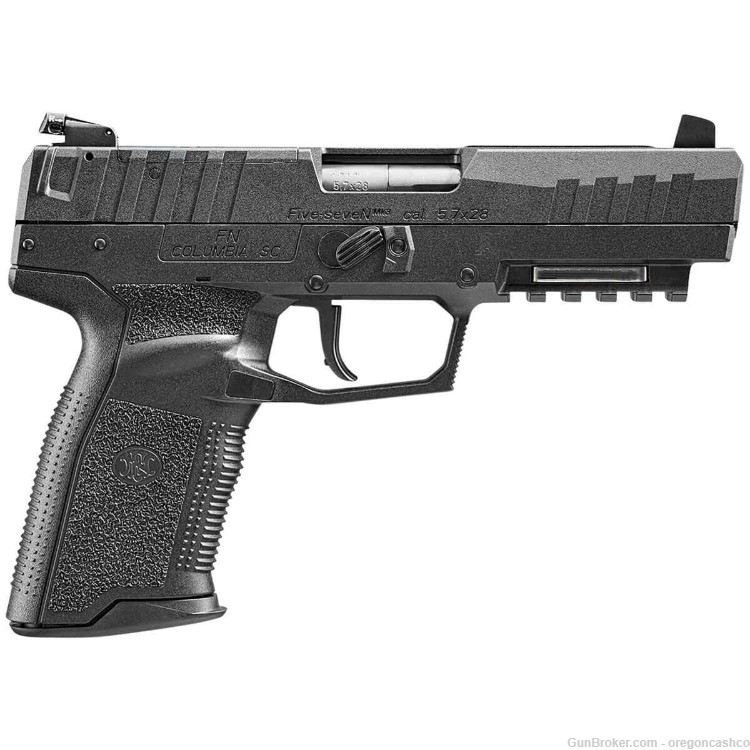 FN Five-seveN MRD 5.7x28mm 4.8in Matte Black Pistol - 20+1 Rounds-img-0